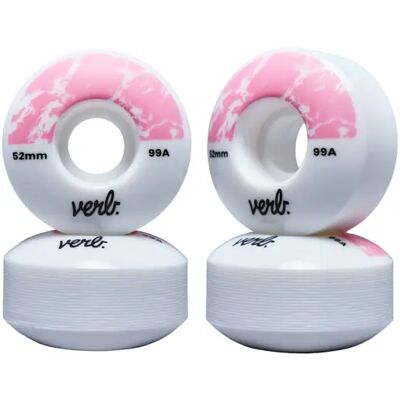 Verb Rosa 52mm Hochreflektierende Skateboard-Räder - Radset Verb Rosa 52mm Hochreflektierende Skateboard-Räder - Radset
