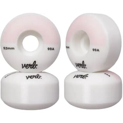 Verb Rosa 52mm Skateboard Räder Set aus 4 Verb Rosa 52mm Skateboard Räder Set aus 4