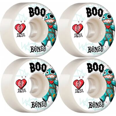Skateboard Rollen Bones Pro STF V4 Wide 4 Stk. (53mm - Boo Voodoo) Skateboard Rollen Bones Pro STF V4 Wide 4 Stk. (53mm - Boo Voodoo)