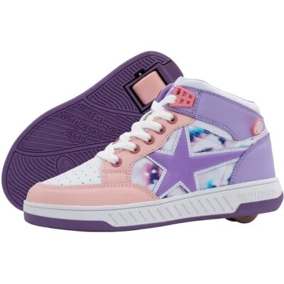 Breezy Rollers Schuh Mit Rollen Breezy Skater Weiß/Lila (Weiß - 37) Breezy Rollers Schuh Mit Rollen Breezy Skater Weiß/Lila (Weiß - 37)