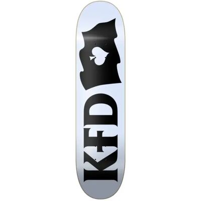 Skateboard Deck KFD Logo Flagship (8.5" - White) Skateboard Deck KFD Logo Flagship (8.5" - White)