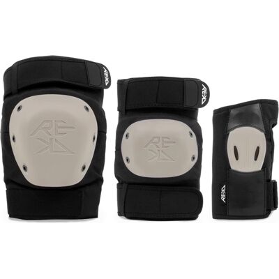 Protektoren Set REKD Shield Triple Pad (XL - Black/Beige) Protektoren Set REKD Shield Triple Pad (XL - Black/Beige)
