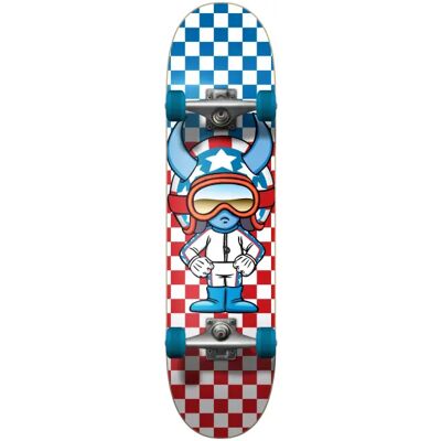 Skateboard Komplettboard Speed Demons Stars Checkers (8" - Blau) Skateboard Komplettboard Speed Demons Stars Checkers (8" - Blau)
