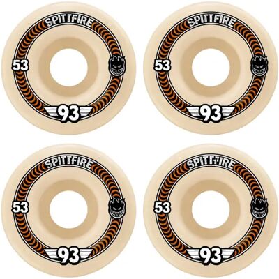 Skateboard Rollen Spitfire Formula Four 93A Classics (53mm - Weiß/Orange) Skateboard Rollen Spitfire Formula Four 93A Classics (53mm - Weiß/Orange)