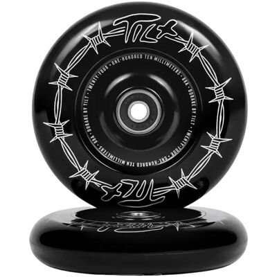 Stunt Scooter Rollen Tilt Durare Barbed 2 Stk. (110mm - Barbed Black) Stunt Scooter Rollen Tilt Durare Barbed 2 Stk. (110mm - Barbed Black)