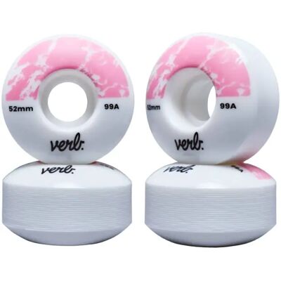 Verb Rosa 52mm Hochreflektierende Skateboard-Räder - Radset Verb Rosa 52mm Hochreflektierende Skateboard-Räder - Radset