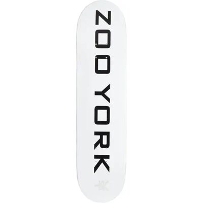 Skateboard Deck Zoo York Classic Logo Block (7.75" - Weiß) Skateboard Deck Zoo York Classic Logo Block (7.75" - Weiß)
