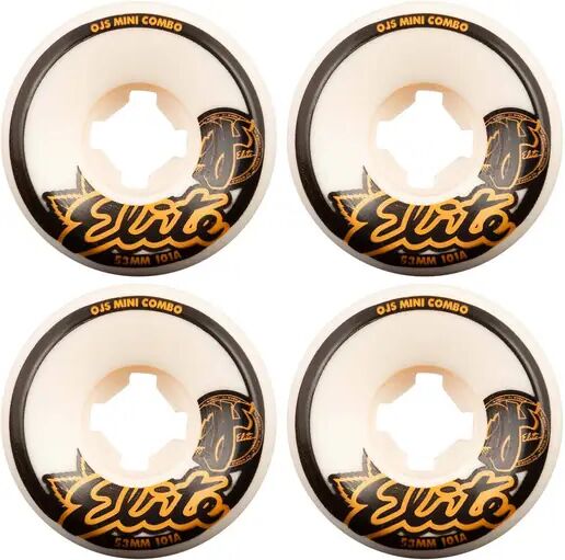 OJ's Skateboard Rollen OJ's Elite Combo 101A 4-Pack (53mm - Weiß)