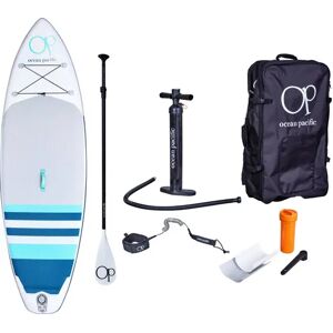 Ocean Pacific Sunset All Round 9'6 Inflatable Paddle Board (Weiß/Grau/Petrol)