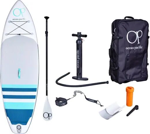 Ocean Inflatable Paddle Board Ocean Pacific Sunset All Round 9'6 (Weiß/Grau/Petrol)