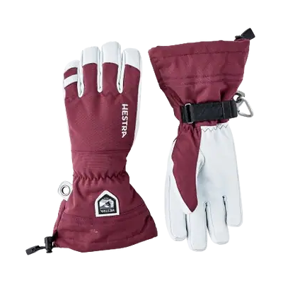 Hestra Army Leather Heli Ski Skihandschuhe (Bordeaux) Hestra Army Leather Heli Ski Skihandschuhe (Bordeaux)