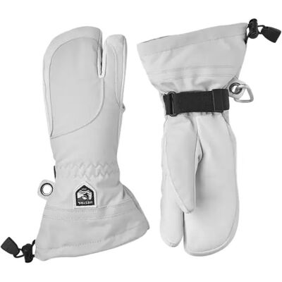Hestra Heli Ski Damen 3-Finger - hellgrau/weiß Hestra Heli Ski Damen 3-Finger - hellgrau/weiß