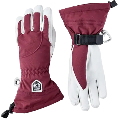 Hestra Heli Ski Damen Handschuhe (Bordeaux/Offwhite) Hestra Heli Ski Damen Handschuhe (Bordeaux/Offwhite)