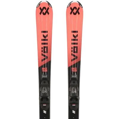 Völkl Racetiger Jr + 7.0 Vmotion Junior Ski (Rot) Völkl Racetiger Jr + 7.0 Vmotion Junior Ski (Rot)