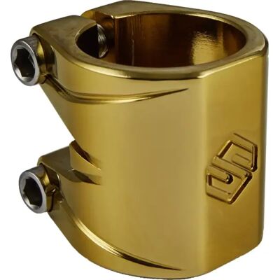 Stunt Scooter Clamp Striker Essence Double V2 (Gold Chrome) Stunt Scooter Clamp Striker Essence Double V2 (Gold Chrome)