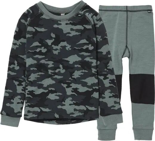 Hansen Helly Hansen Lifa Merino Kinder Baselayer Set (Trooper Camo)