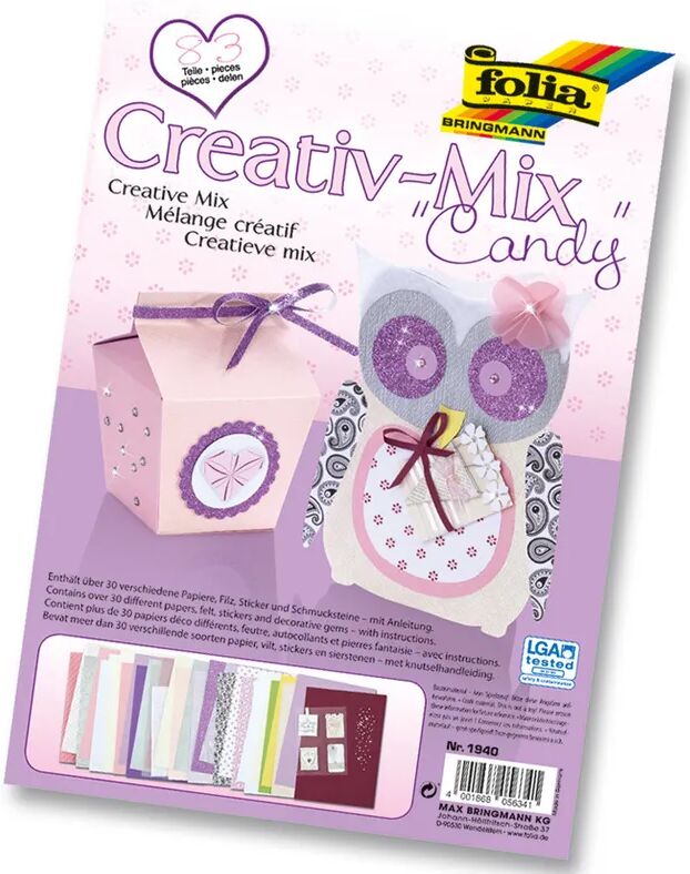 folia Kreativ-Set CANDY 83-teilig