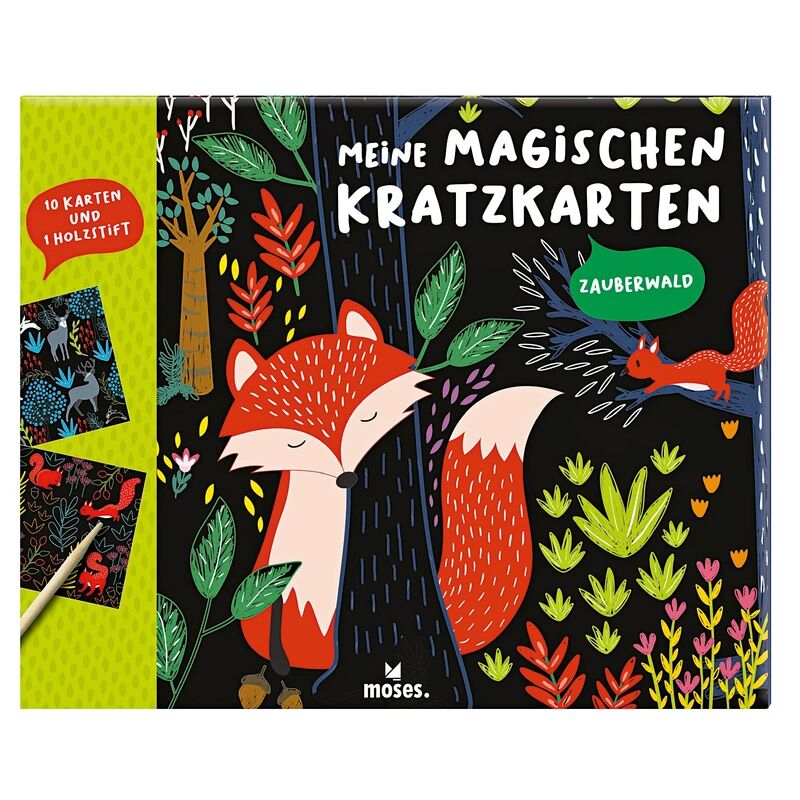 moses Verlag Meine Magischen Kratzkarten ZAUBERWALD
