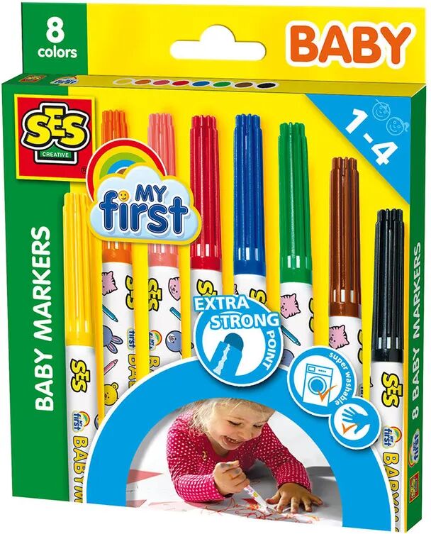 Creative myfirst BABY MARKER Filzstifte 8 Farben