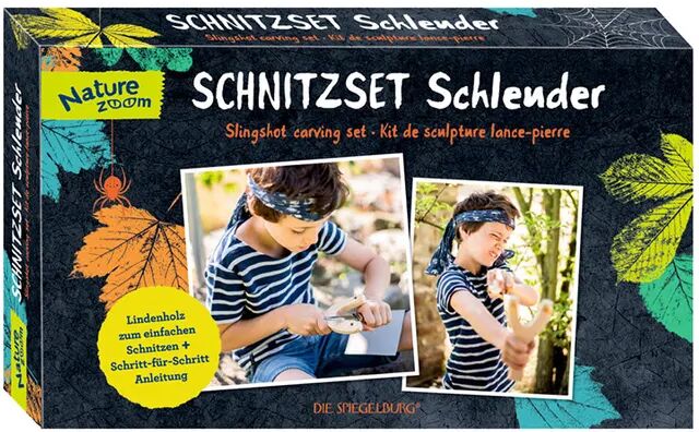 Die Spiegelburg Schnitzset NATURE ZOOM – SCHLEUDER 5-teilig