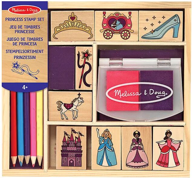 Melissa & Doug Stempel-Set PRINCESS aus Holz