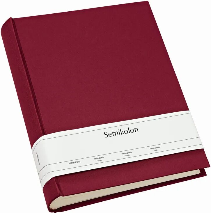 Semikolon Album Classic Large burgundy