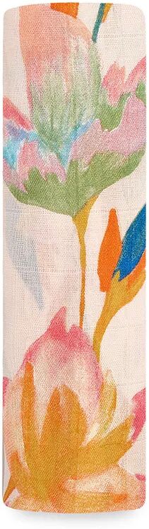 aden + anais Pucktuch SILKY SOFT – FLORAL SEAWEED (120x120) in bunt