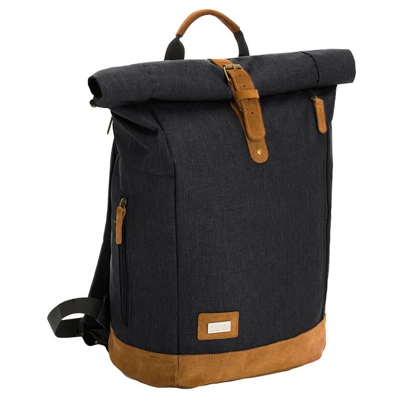 fillikid Wickelrucksack BERLIN (39x16x53) schwarz melange