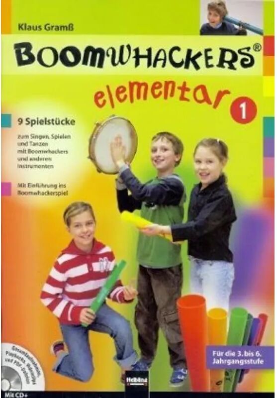 Helbling Verlag Boomwhackers elementar, m. Audio-CD/CD-ROM