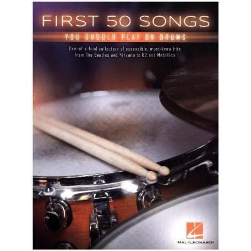 Bosworth Musikverlag First 50 Songs You Should Play On Drums