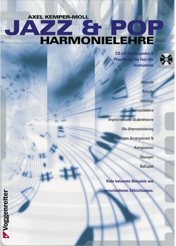 Voggenreiter Jazz & Pop Harmonie-Lehre, m. 1 Audio-CD