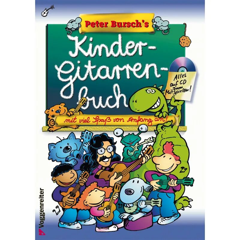 Voggenreiter Peter Bursch's Kindergitarrenbuch, m. 1 Audio-CD