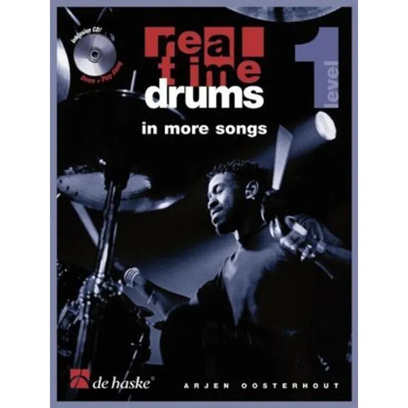 Hal Leonard Real Time Drums in More Songs, m. Audio-CD
