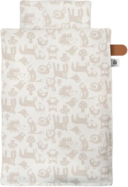 Sebra Bettwäsche BABY – FOREST (70x100/40x45) in beige