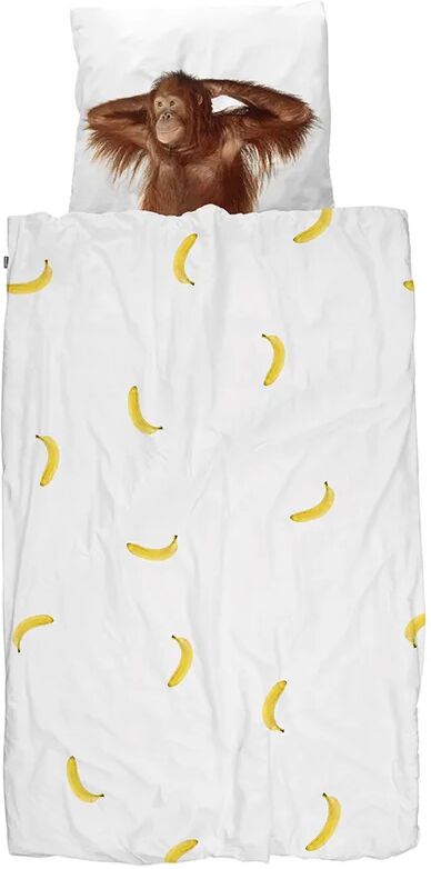 SNURK Bettwäsche BANANA MONKEY (135x200/80x80) 2-teilig in bunt