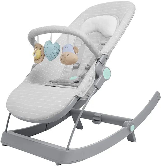 aden + anais Babywippe 3-in-1 BOUNCER mit Spielbogen in grau