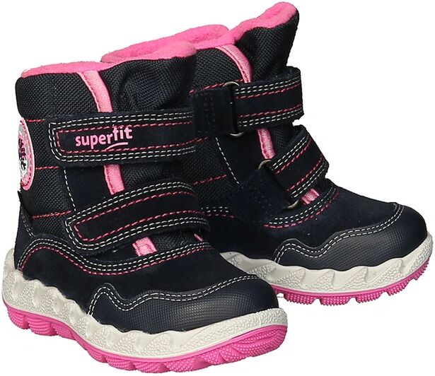 Superfit Klett-Boots ICEBIRD gefüttert navy/rosa