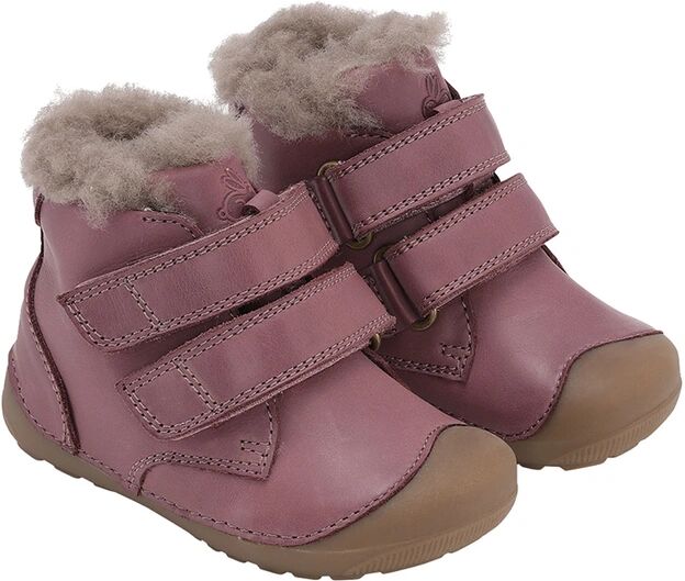 Bundgaard Klett-Lauflernschuh PETIT MID LAMB gefüttert in dark rose