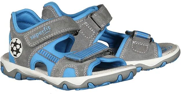 Superfit Klett-Sandalen MIKE 3.0 SOCCER in grau/blau