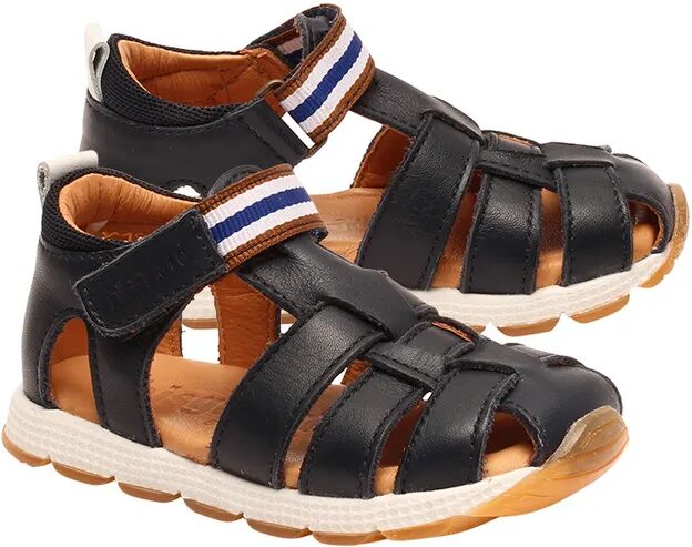 bisgaard Leder-Sandalen CALI mit Zehenschutz in navy