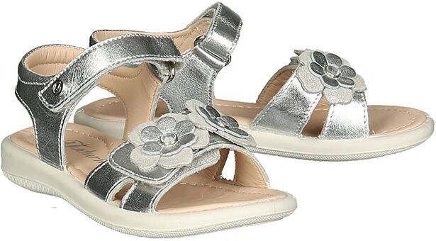 Naturino Leder-Sandalen MOJA in silber metallic