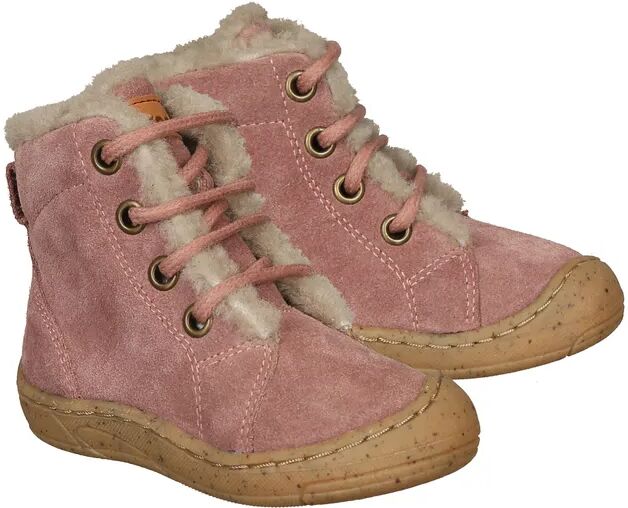 froddo® Leder-Schnürstiefel MINNI SUEDE gefüttert in pink