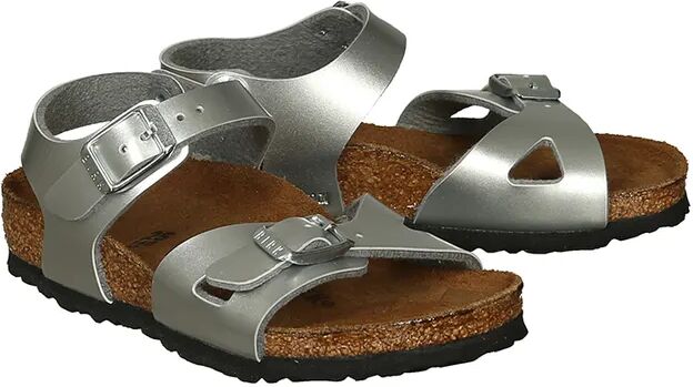 BIRKENSTOCK Sandalen RIO KIDS BF NEW ELECTRIC METALLIC in silber