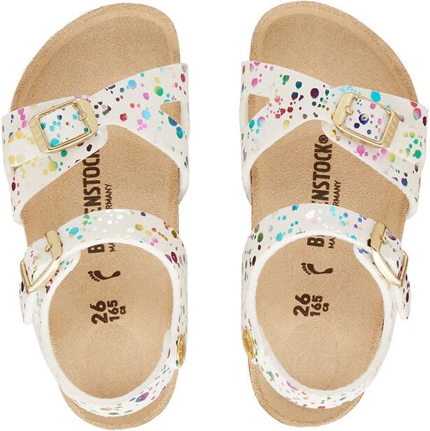 BIRKENSTOCK Sandalen RIO KIDS MF CONFETTI in white pop