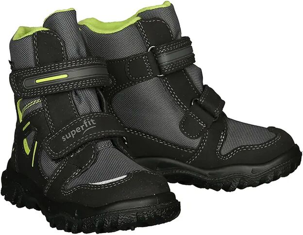 Superfit Winter-Boots HUSKY MULTI gefüttert in dunkelgrau/lime