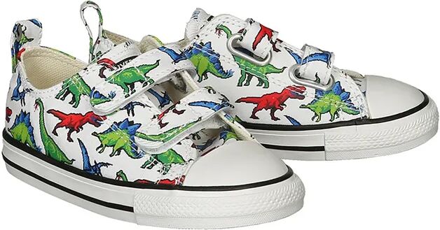 Converse Klett-Sneaker CTAS 2V OX – DINOSAURS in weiß/bunt