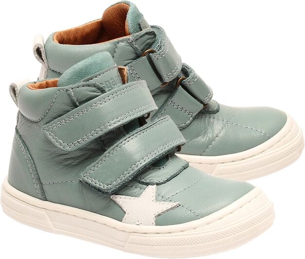 bisgaard Leder-Sneaker KEO hoch in mint