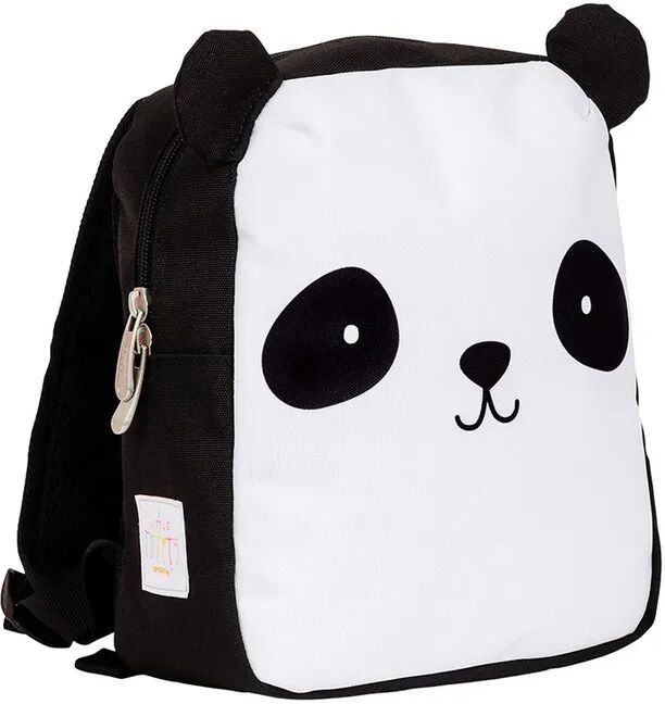 A Little Lovely Company Kinderrucksack LITTLE BACKPACK – PANDA (21x27x10) in schwarz/weiß