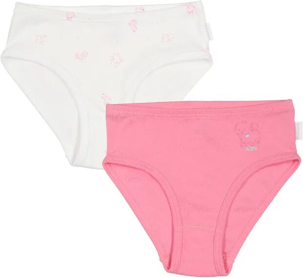 Schiesser Hüftslip CLASSICS – HUND 2er Pack in pink/weiß