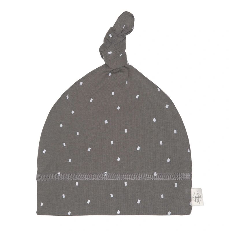 Lässig Interlock-Beanie SPOTS in anthracite